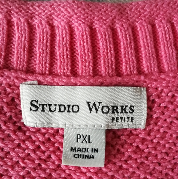 Studio Works long sleeve knit sweater size XL - Picture 10 of 12